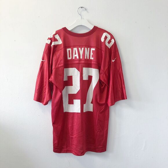 2000s Nike New York Giants Ron Dayne #27 Red Alternate Jersey NFL NYG VTG Sz L - Picture 1 of 6